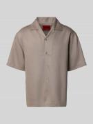 HUGO Relaxed Fit Freizeithemd aus Hanf-Lyocell-Mix Modell 'ESPINO' in ...