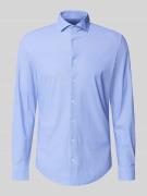 SEIDENSTICKER Slim Fit Business-Hemd mit Haifischkragen in Royal, Größ...