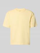 GAP Cropped T-Shirt mit Rundhalsausschnitt in Hellgelb, Größe L