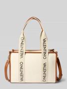 VALENTINO BAGS Tasche mit Label-Details Modell 'CANDLE' in Cognac, Grö...
