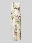 Forever New Maxikleid aus Satin mit Schal Modell 'Ariane' in Gruen, Gr...