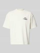 PROHIBITED T-Shirt mit Label-Stitchings und Rundhalsausschnitt in Offw...