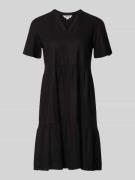 Only A-Linie Freizeitkleid aus Viskose-Leinen-Mix Modell 'TIRI-GOA' in...