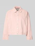 OPUS Jeansjacke mit Eingrifftaschen Modell 'Hemali' in Hellrosa, Größe...