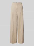 Cambio Wide Leg Leinenhose mit Eingrifftaschen Modell 'ADRIENNE' in Ca...