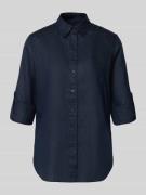 Lauren Ralph Lauren Relaxed Fit Leinenhemd aus reinem Leinen in Marine...