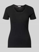 Marc O'Polo Regular Fit T-Shirt aus reiner Baumwolle in Black, Größe L