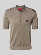 HUGO Regular Fit Poloshirt aus Viskose-Mix Modell 'SAYFONG-4' in Hellb...