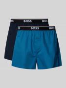 BOSS Regular Fit Boxershorts aus reiner Baumwolle im 2er-Pack Modell '...