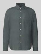 Marc O'Polo Regular Fit Freizeithemd aus reinem Leinen in Oliv, Größe ...