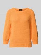monari Pullover mit Rundhalsausschnitt in Orange, Größe 34