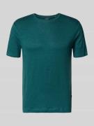 OLYMP Level Five T-Shirt aus Leinen-Elasthan-Mix mit Rundhalsausschnit...