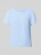 s.Oliver BLACK LABEL Loose Fit Blusenshirt aus Chiffon in Hellblau, Gr...