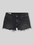 Levi's® Jeansshorts aus reiner Baumwolle in Black, Größe 24