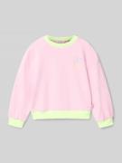 BILLIEBLUSH Sweatshirt mit rückseitigem Motiv- und Statement-Print in ...