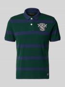 Superdry Slim Fit Poloshirt mit Label-Stitching und Knopfleiste in Dun...