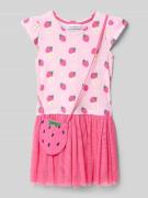 DANAMADE Regular Fit Kleid mit Motiv-Print in Rosa, Größe 104