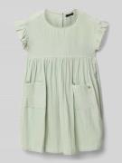 Blue Seven Knielanges Kleid mit Schmetterlingsärmeln in Mint, Größe 10...