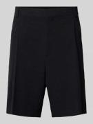 HUGO Wide Fit Chinoshorts aus Baumwoll-Mix in Black, Größe 102