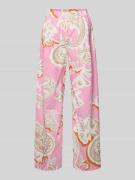 Emily Van den Bergh Hose mit elastischem Bund in Pink, Größe 36