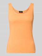 monari Tanktop mit Rundhalsausschnitt und Label-Detail in Orange, Größ...
