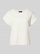 monari T-Shirt mit fixiertem Ärmelaufschlag in Ecru, Größe 34