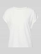 Only Relaxed Fit T-Shirt mit Ausbrenner-Effekt Model 'SMILLA' in Offwh...