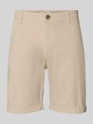 SELECTED HOMME Slim Fit Chinoshorts aus Baumwoll-Mix in Sand, Größe L