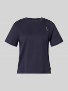 s.Oliver RED LABEL Regular Fit T-Shirt aus reiner Baumwolle in Marine,...