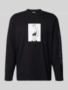 CK Calvin Klein Sweatshirt aus reiner Baumwolle in Black, Größe S