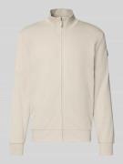 Colmar Originals Sweatjacke mit Stehkragen und Reißverschluss in Kitt,...