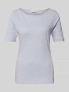 Marc O'Polo Slim Fit T-Shirt aus reiner Baumwolle in Hellgrau, Größe L