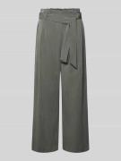 Only Regular Fit Bundfaltenhose aus Viskose-Mix Modell 'MARSA' in Schi...