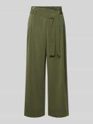 Only Regular Fit Bundfaltenhose aus Viskose-Mix Modell 'MARSA' in Khak...