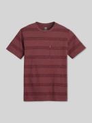 Levi's® Regular Fit T-Shirt mit Rundhals in Rot, Größe L
