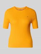 Tommy Hilfiger Slim Fit T-Shirt aus reiner Baumwolle in Terra, Größe L