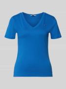 Tommy Hilfiger Slim Fit T-Shirt aus reiner Baumwolle in Royal, Größe L
