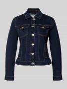 Tom Tailor Slim Fit Jeansjacke aus Baumwoll-Mix in Dunkelblau, Größe L