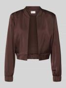 V by Vera Mont Regular Fit Blazer mit Stehkragen in Dunkelbraun, Größe...