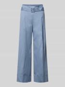 Windsor Culotte mit Gürtel und Eingrifftaschen in Hellblau, Größe 34