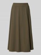 Raffaello Rossi Midirock mit elastischem Bund Modell 'SMEA' in Oliv, G...