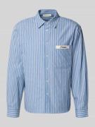 PROHIBITED Regular Fit Freizeithemd mit Kentkragen Modell 'Drift' in B...