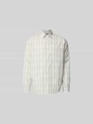 ANNARR Relaxed Fit Freizeithemd mit Brusttasche in Offwhite, Größe L