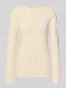 Marc O'Polo Regular Fit Strickpullover aus reiner Baumwolle in Offwhit...