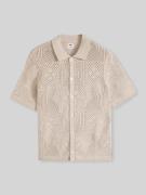 Levi's® Regular Fit Kurzarmhemd aus Baumwoll-Strick in Offwhite, Größe...