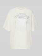 Levi's® Loose Fit T-Shirt aus reiner Baumwolle in Offwhite, Größe L