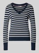 Tommy Hilfiger Regular Fit Pullover aus Baumwoll-Mix in Marine, Größe ...