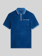 Tommy Hilfiger Regular Fit Poloshirt aus Frottee in Dunkelblau, Größe ...