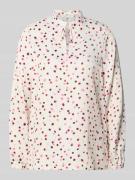 ETERNA Regular Fit Bluse aus reiner Viskose mit Schlüsselloch-Ausschni...