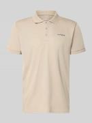 Icepeak Regular Fit Poloshirt mit Logo-Print Modell 'BELLMONT' in Beig...